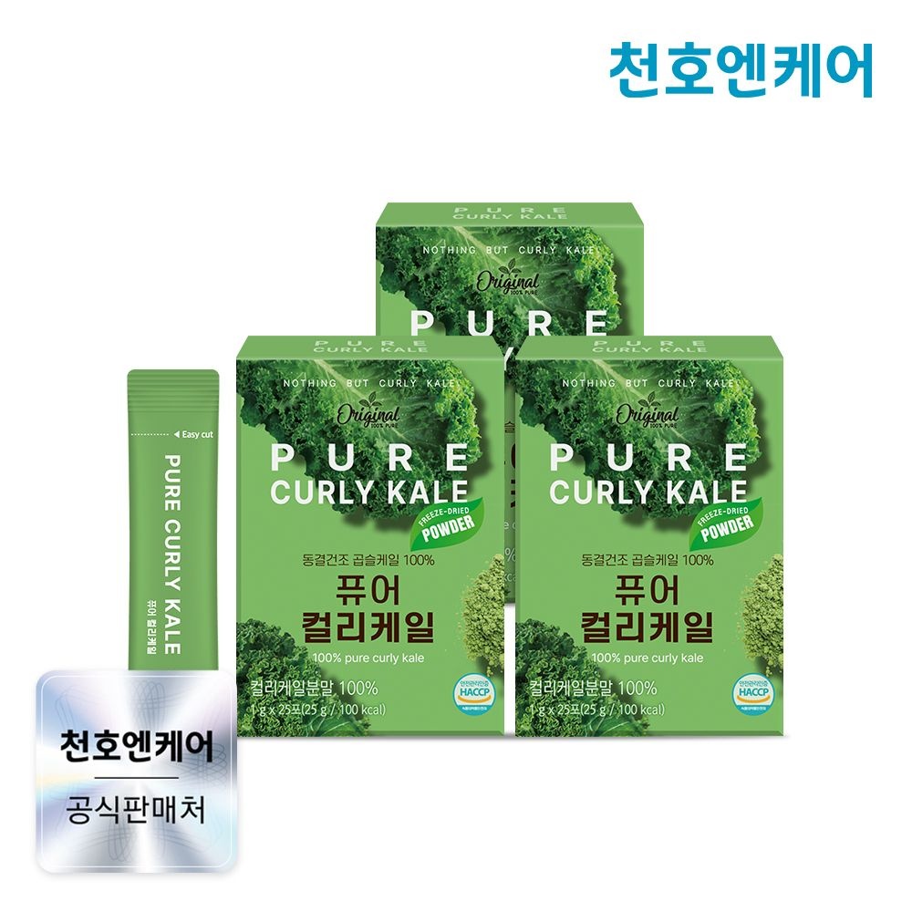 천호엔케어 [천호엔케어] 퓨어 컬리케일 1g 25포 x 3박스