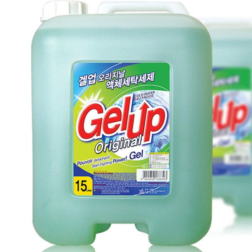 겔업 딥클린 액체세제 말통 업소용 총15000젤타입 고농축 15L