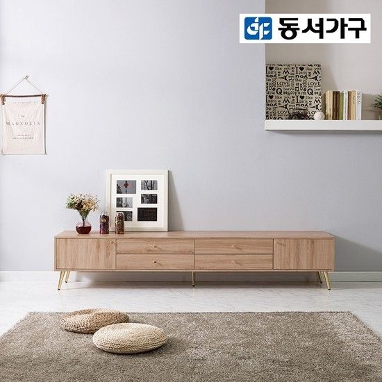 (주)동서가구OEM 제네모 2100 멀티 수납 거실장 DF920994