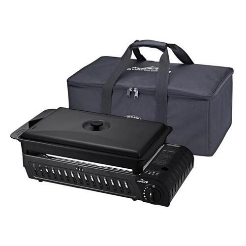 코베아 3웨이 올블랙 풀세트 구이바다 L 가스그릴 캠핑 휴대용 가스버너