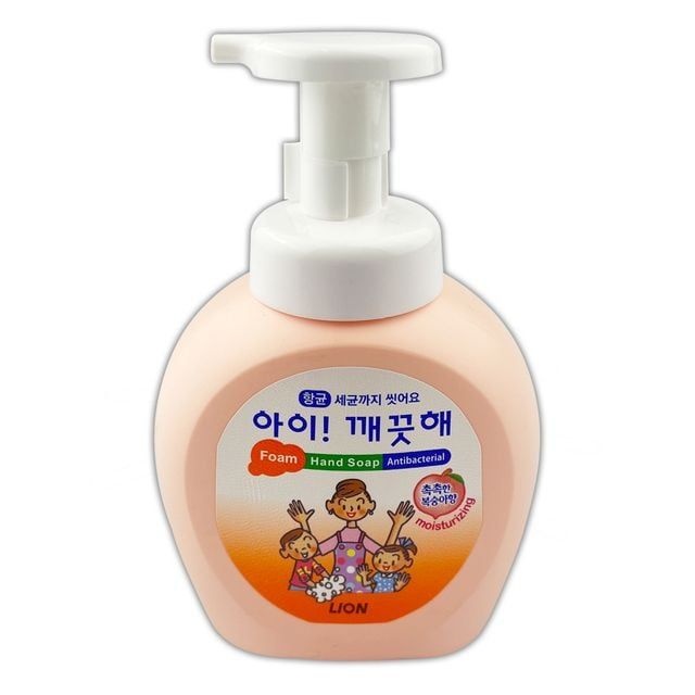 아이 깨끗해 폼핸드솝 모이스처 복숭아향 250ml-O 핸드워시 아이깨끗해 손세정제 거품비누 핸드케어