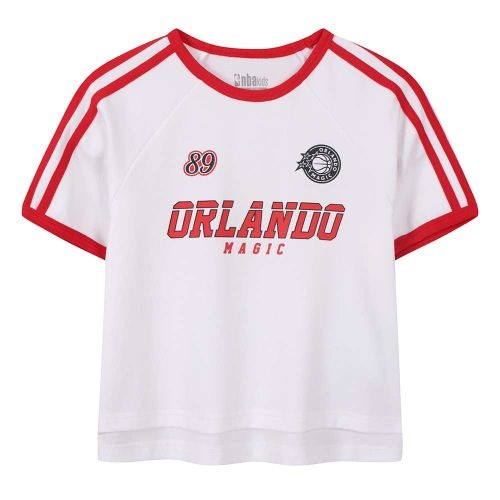 NBA KIDS NBA 키즈 ORL 여아 스포티 링거티셔츠 K262TS670P 화이트 477214