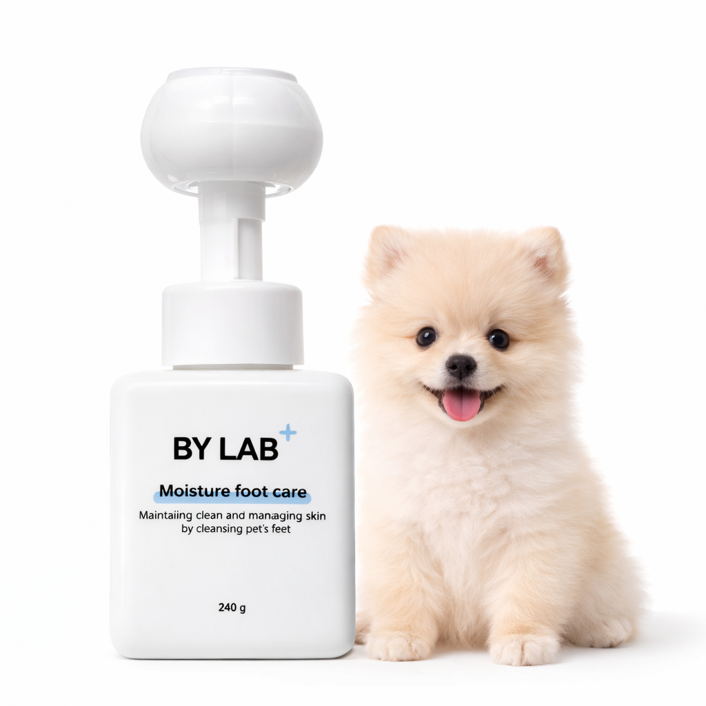 그린코스 바이랩 수분풋케어 강아지 발바닥 세정제 산책 비누 발사탕 발샴푸 본품, 240g, 1개