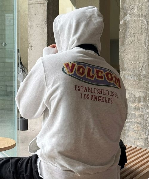 VOLCOM 볼컴 VOLCOM 스톤에이지 후드 집업 아이스 그레이 VA253TR101IG 167893