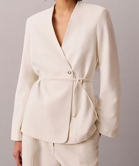 [해외] 캘빈클라인 [캘빈 클라인]  여성 블레이저 LV044F408G-YAS SS26 7238534 [관부가세포함]