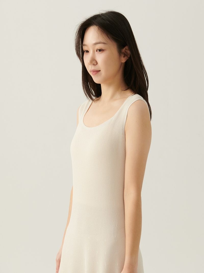 BASETHREAD BASETHREAD Haze S리 LEEveless Dress Ivory BT61D01 3151135