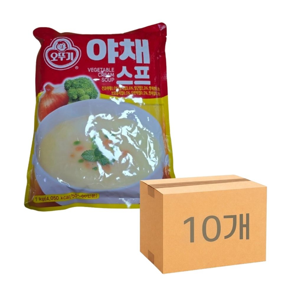 오뚜기 야채 스프 1kg 10개