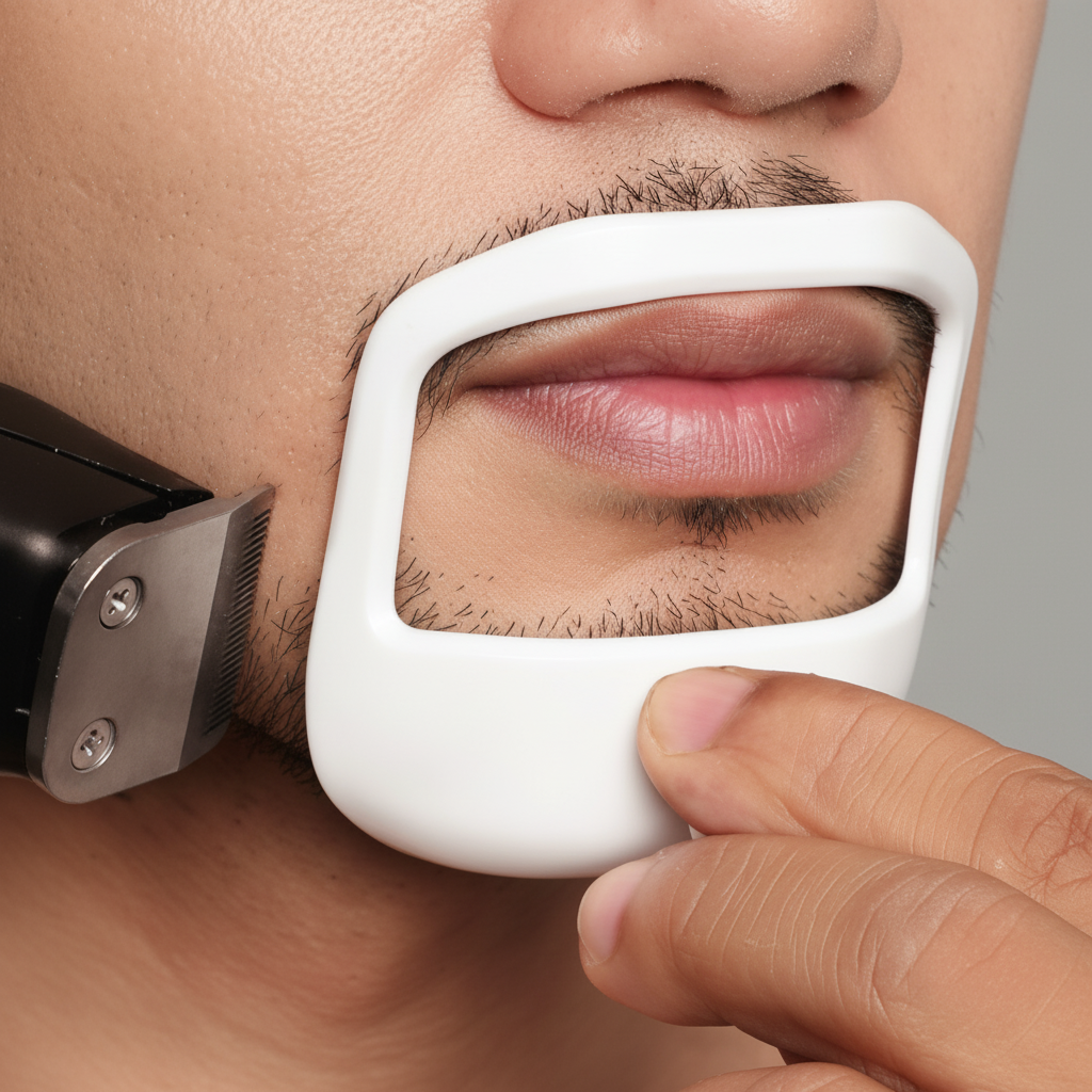 HPS 수염 라인 정리 가이드 템플릿 턱수염 스타일링 도구 5종 세트