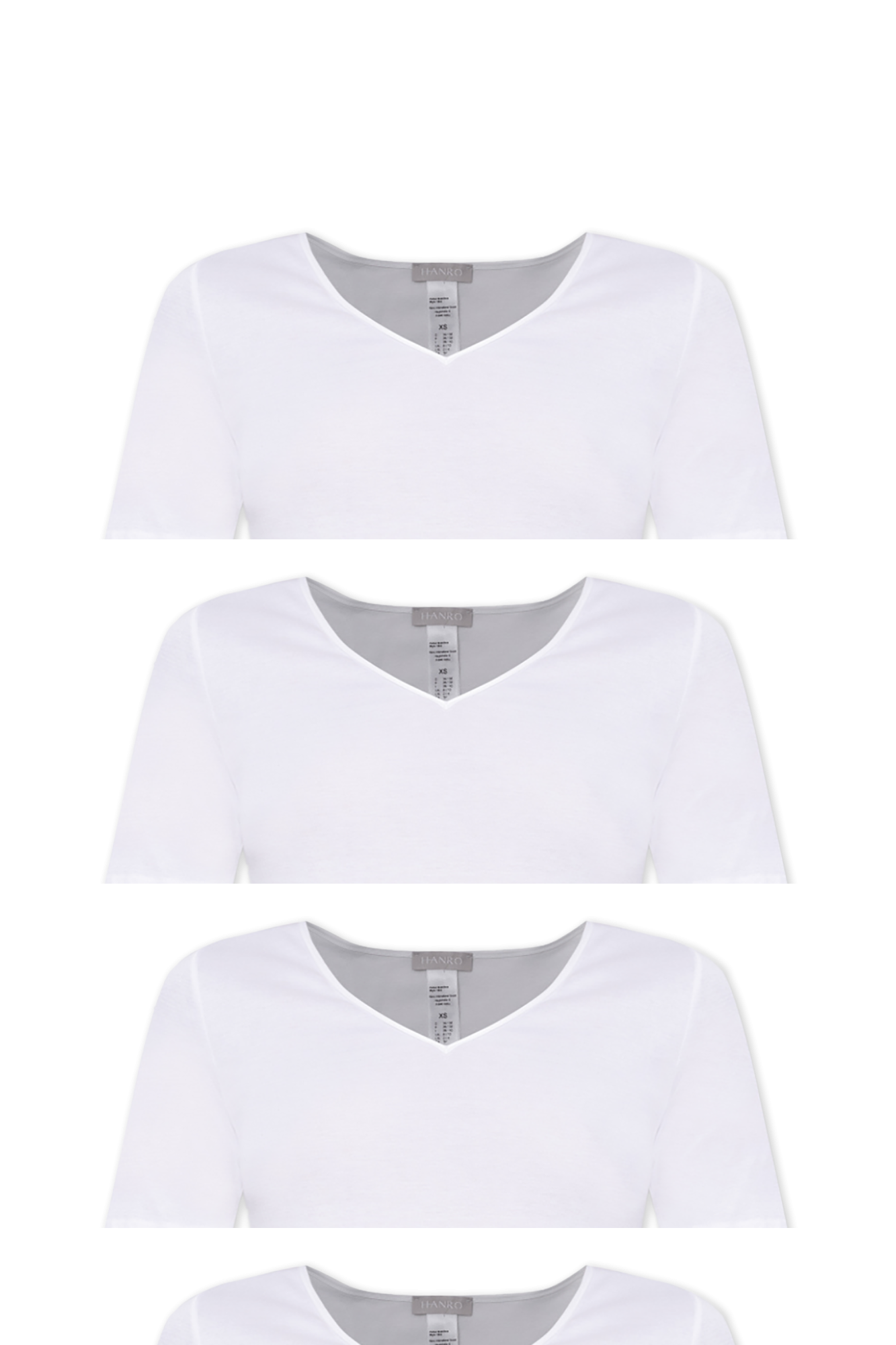 한로 Conti Hanro Cotton T-shirt 07160300101