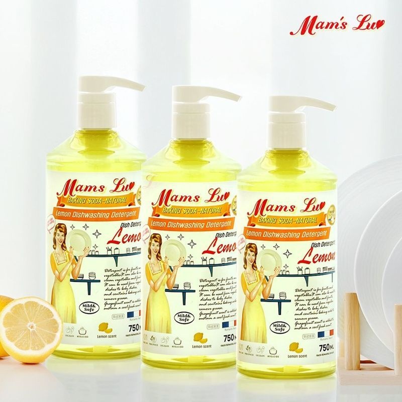 [테스트]맘스럽 주방세제 750mlX3개입 주방필수 야채 과일 세척제[35779440]