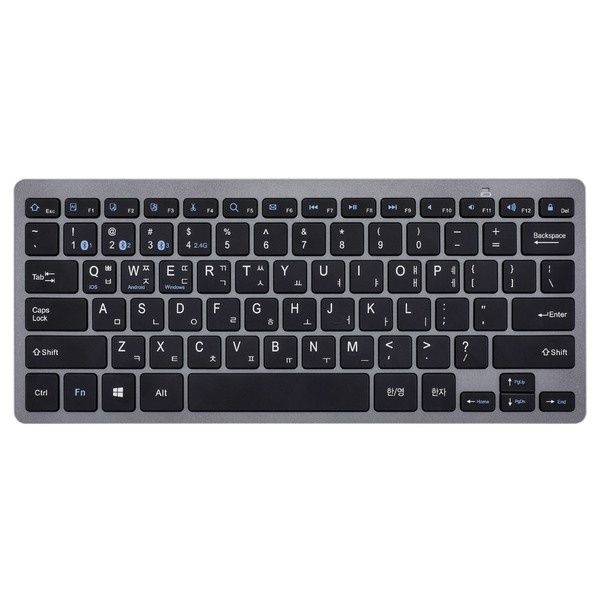 엑토 무선.블루투스 키보드, BTK-07 Select 셀렉트 그레이