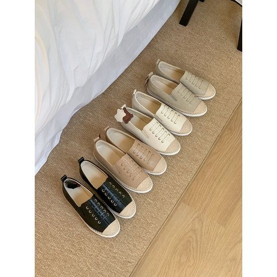 밀로바니 / 밀로바니 서든리 소가죽 에스파듀 슬립온 3cm 3145628