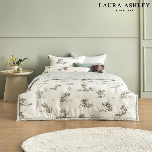 [롯데백화점] 로라애슐리 리틀사파리 60수 모달 간절기 차렵이불(S)150x210(R11F1LSA31)GN LE1221280008