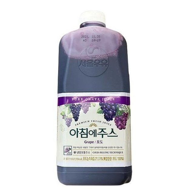 서울 아침에주스 포도 1800ml X 2개 a81213
