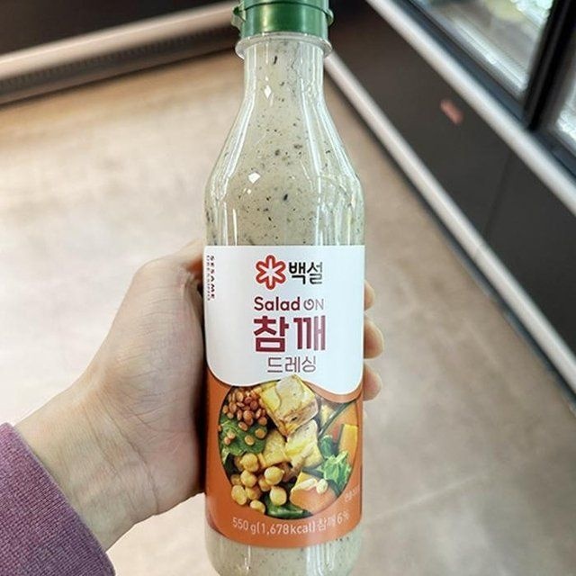 백설 샐러드온 참깨 드레싱 550g x 1개 a88735