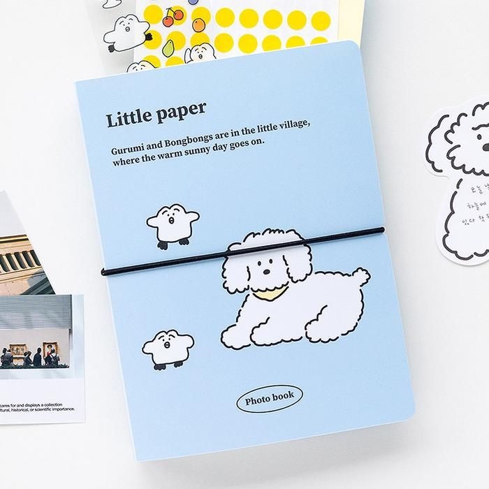 로마네 네컷 사진 앨범 구름이 포카앨범 포토카드앨범 4컷 사진 앨범 띠부 띠부 씰 앨범