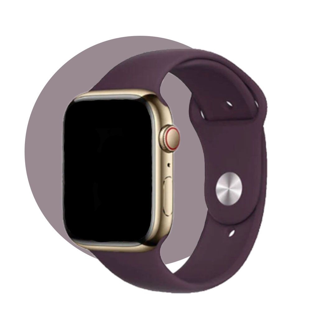 [오늘출발] Apple 애플워치7 41mm GPS+Cellular 골드 스테인리스 케이스 다크체리 스포츠밴드 MKHY3KH/A [단순변심회수]