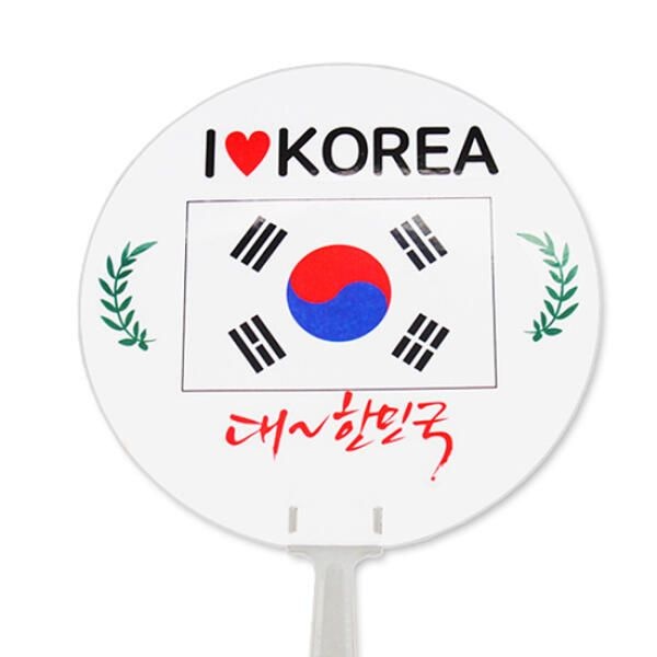 아트박스/안녕미술아 오 필승코리아 응원부채(5인용)