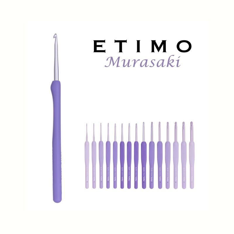 튤립 에티모 무라사키 라벤더 코바늘 모사용 15종세트