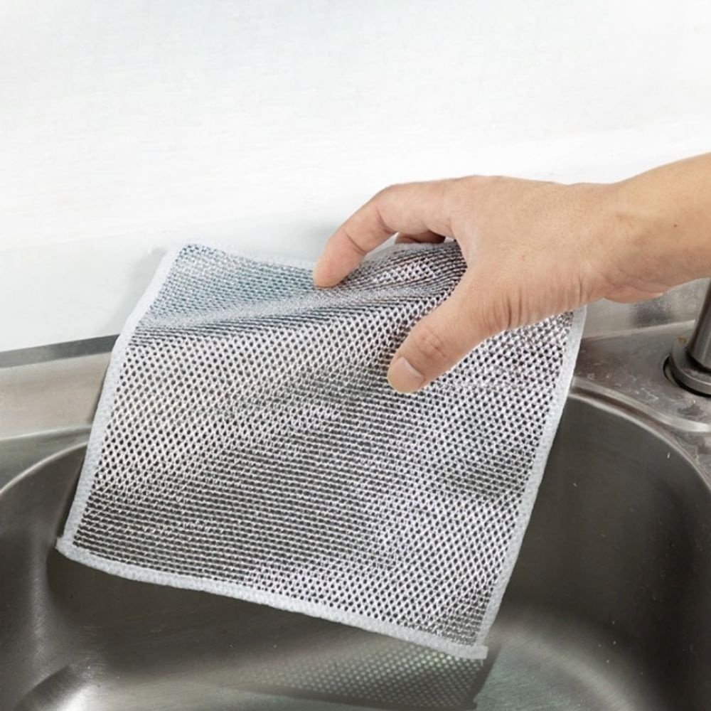 선데이라거 이중겹 은사 수세미 20x20cm