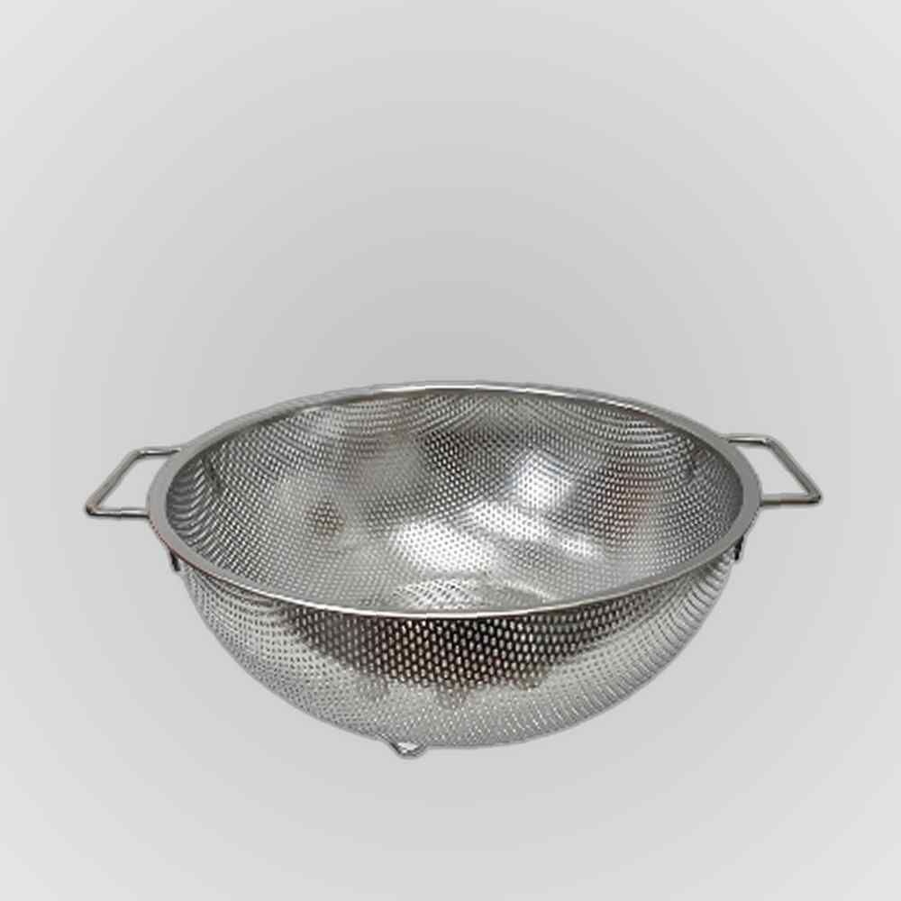 손잡이 스텐레스 채반 야채 바구니 6호 야채바구니 거름망 타공채반