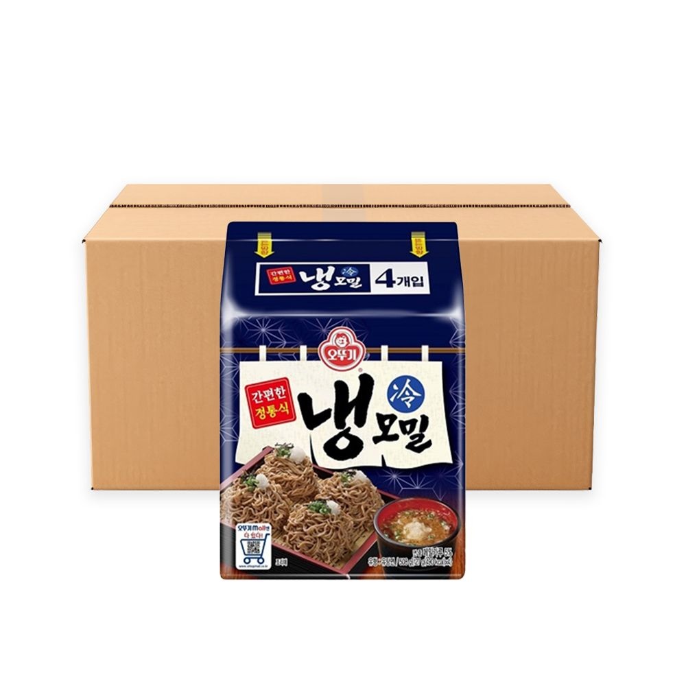 오뚜기 냉모밀 127g x 32개 봉지라면 모밀라면