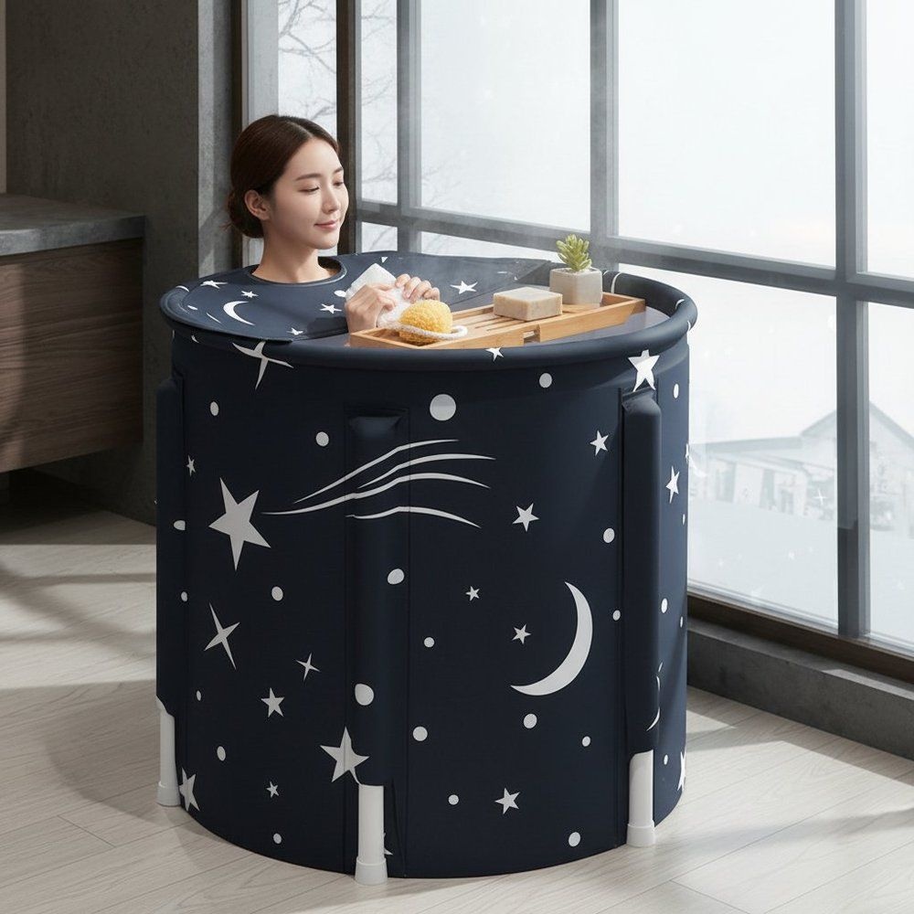 반신욕 접이식 홈사우나 욕조 개인 찜질 온열 땀 발한