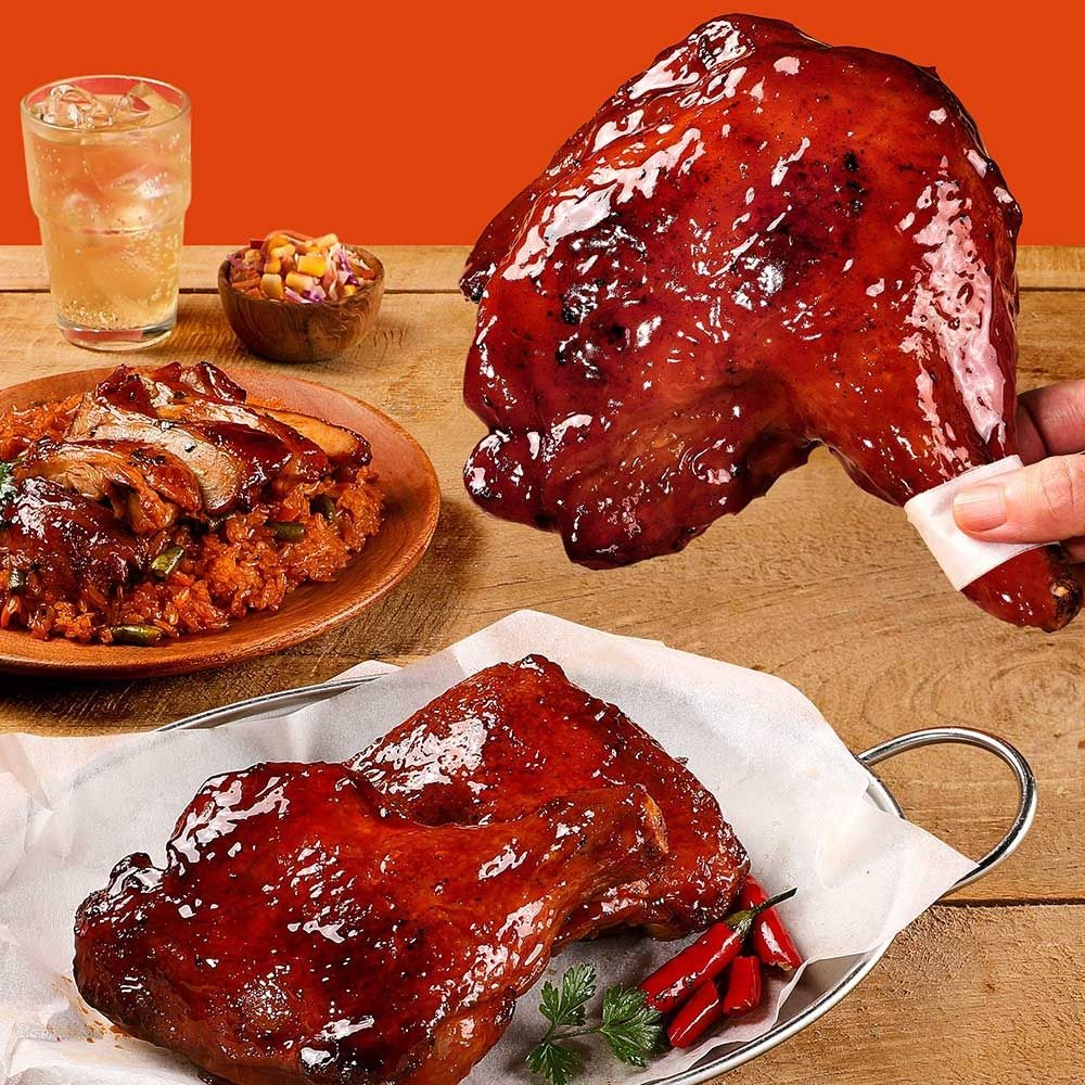 [온누리상품] [오빠닭] 오븐바베큐 통다리 매콤양념맛 5팩