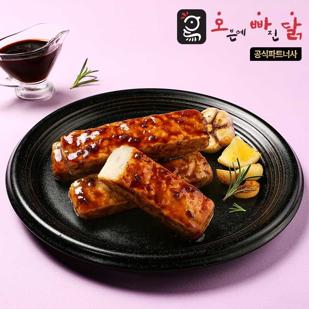 [온누리상품] [오빠닭] 고단백 스틱 닭가슴살 블랙갈릭맛 5팩