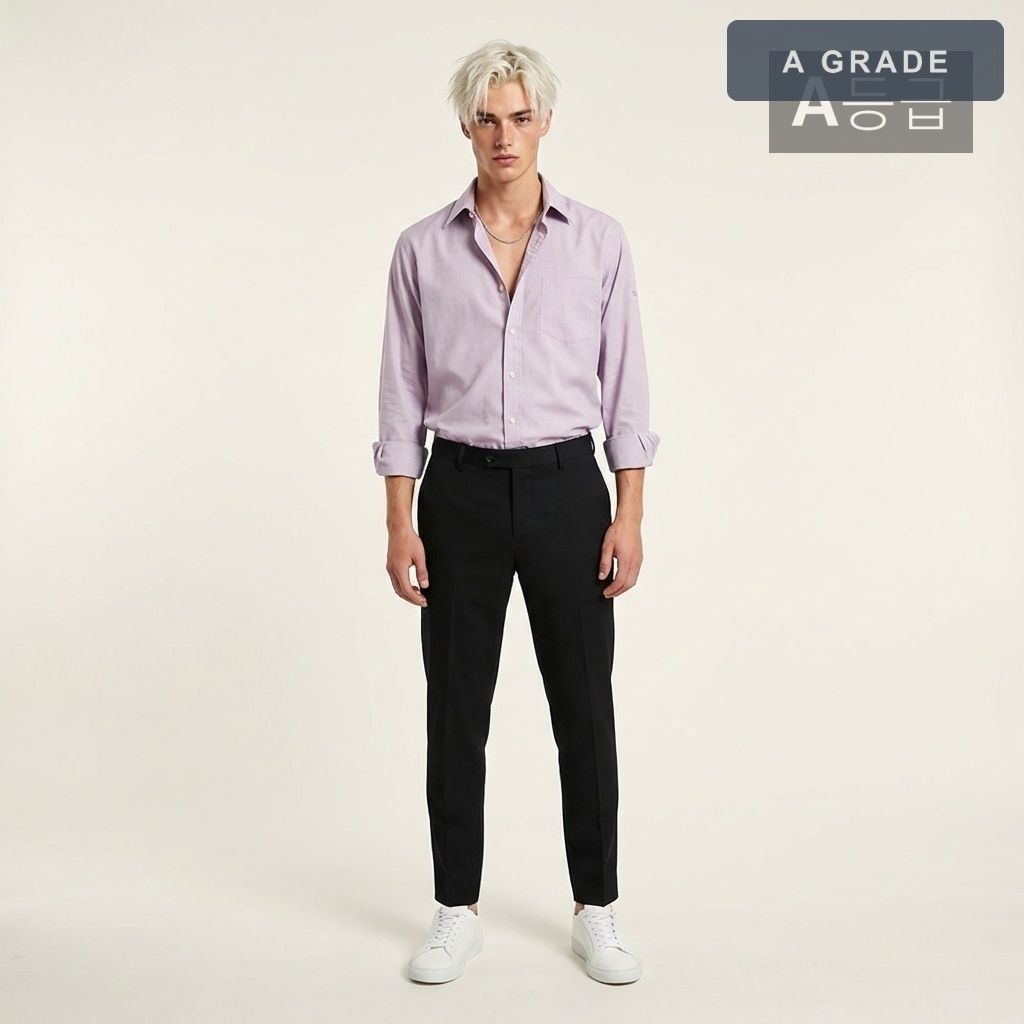 EMANUEL UNGARO 웅가로 폴리혼방 커스텀 셔츠 MAN-M