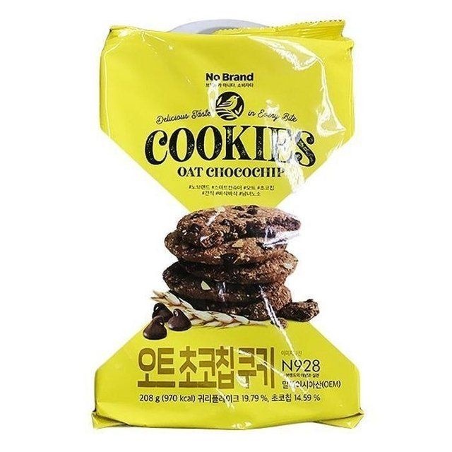 오트 초코칩 쿠키 208g b71028