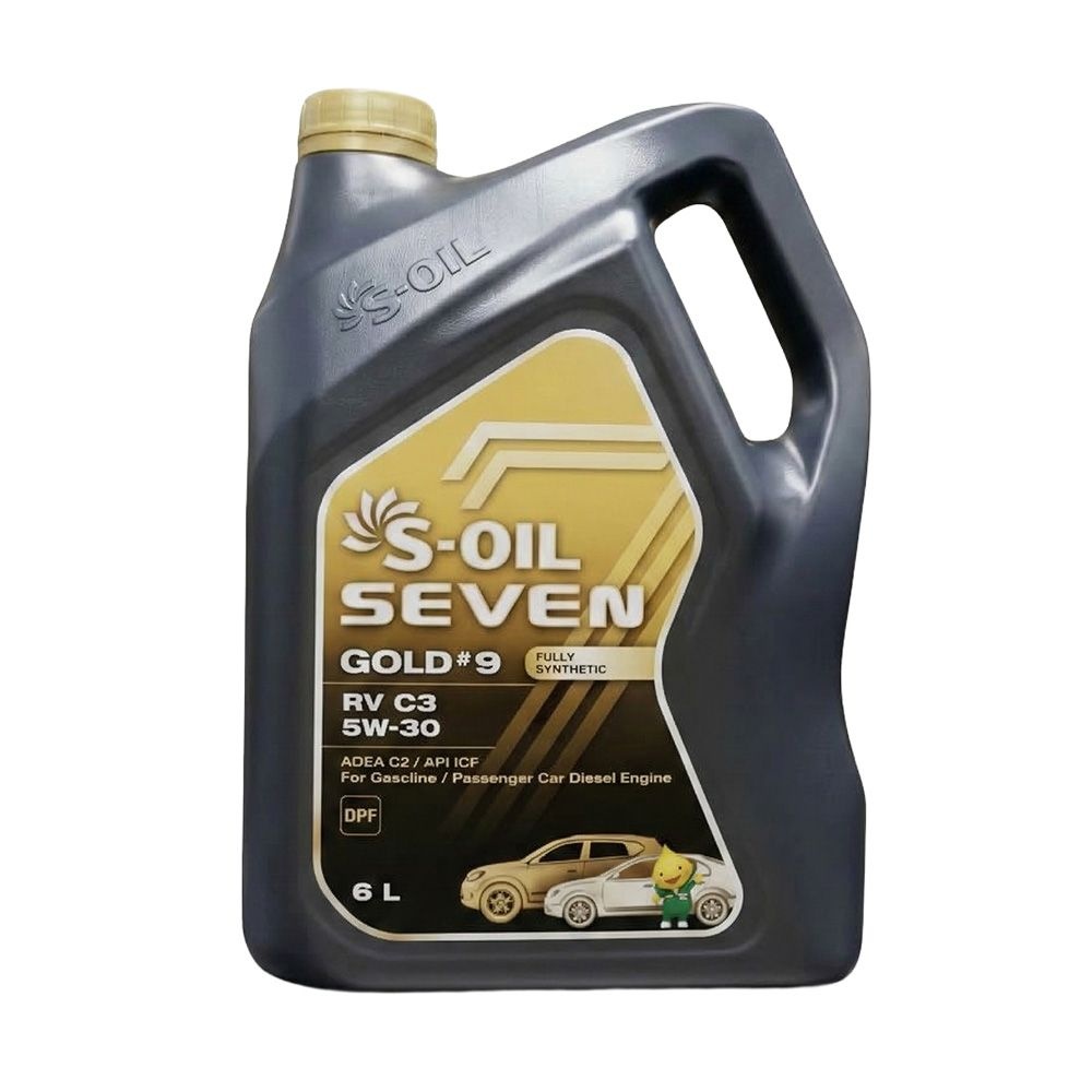 에스오일 세븐 골드9 RV C3 5W30 6L x 1통 가솔린 디젤 합성유