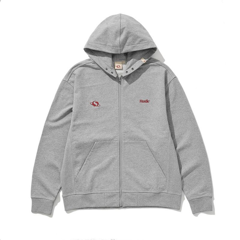 TRUERELIGION HUSTLE CLASSIC ZIP UP MELANGE HS24FWHZ01MMG 3152476