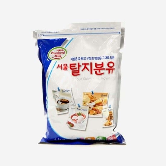 영양가득 서울 탈지분유 1kg 식자재 식료품 가공식품 분말 가루 탈지분유 제과제빵 쿠키