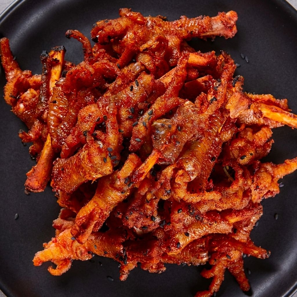 서비한입닭발 직화 튜울립 불 닭발 330g