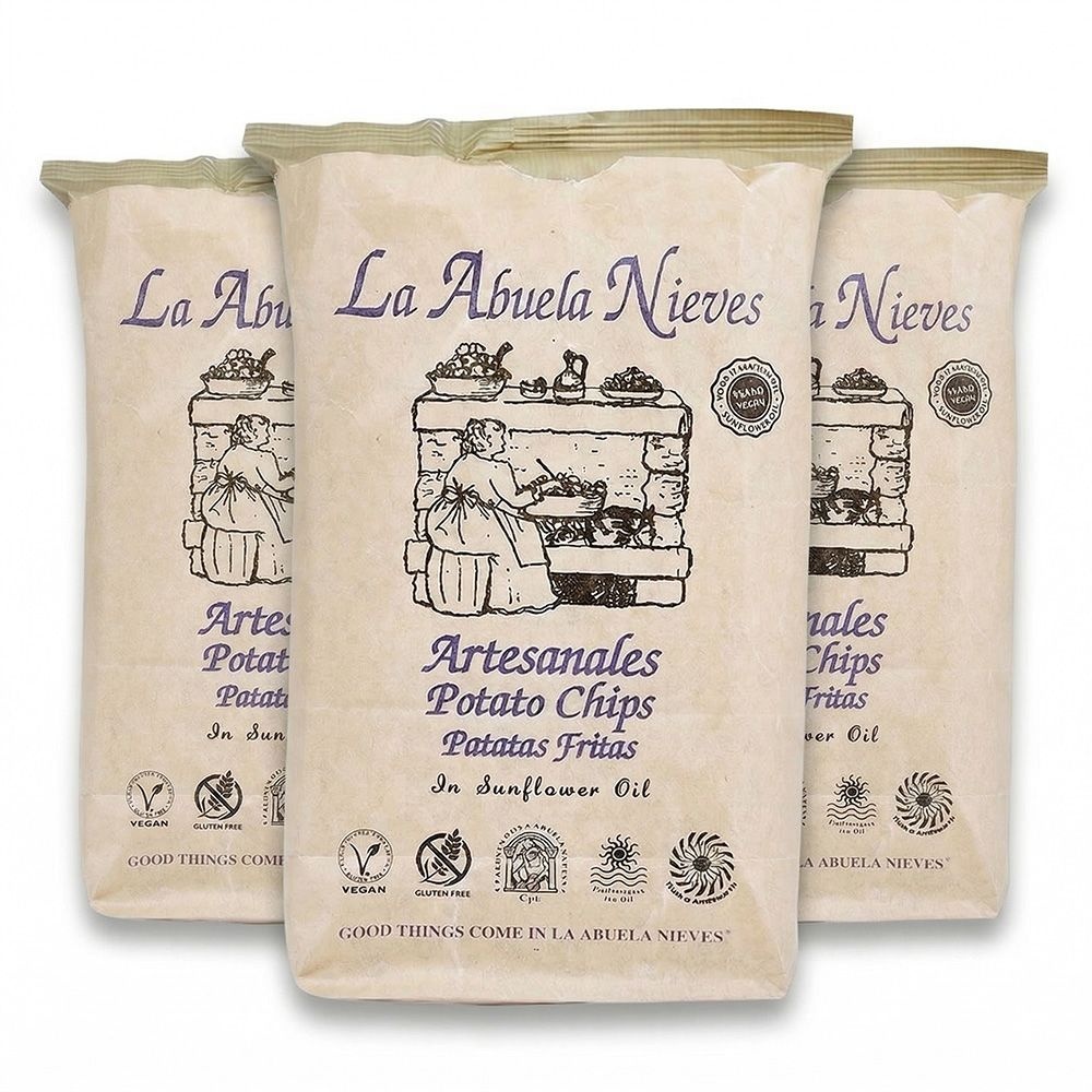 LA ABUELA NIEVES 스페인 라아부엘라 니에베스 포테이토 칩 감자 튀김 스낵 150g 3봉 / 디저트 어린이 간식 고급 수입과자