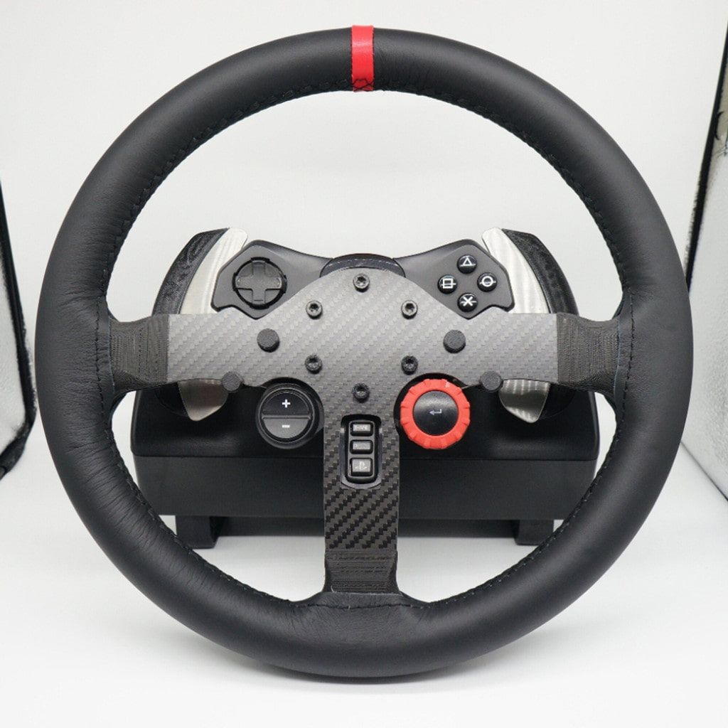 [해외] 로지텍 G29 G923 호환 13인치(33cm) SIMPUSH 대형 핸들림 레이싱휠 커버
