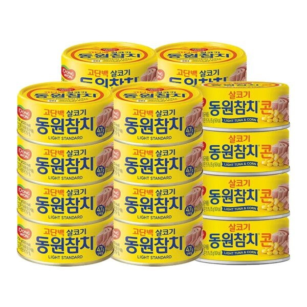 동원 [동원 F&B] 동원 라이트참치 85g 16캔 + 콘참치 85g 4캔