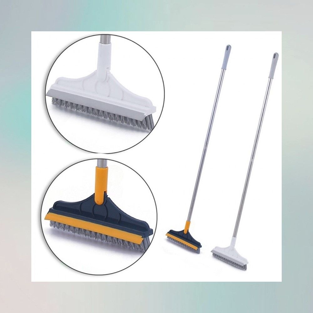 청소솔 브러쉬일체형 고무스퀴지 유리밀대 욕실바닥솔 다용도