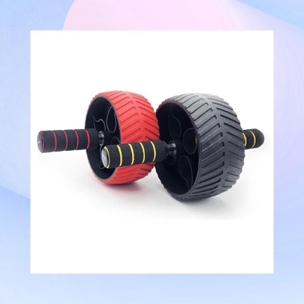 피아이스포츠 고무그립 무소음 홈트레이닝 와이드 AB롤러 복근운동기구 슬라이드