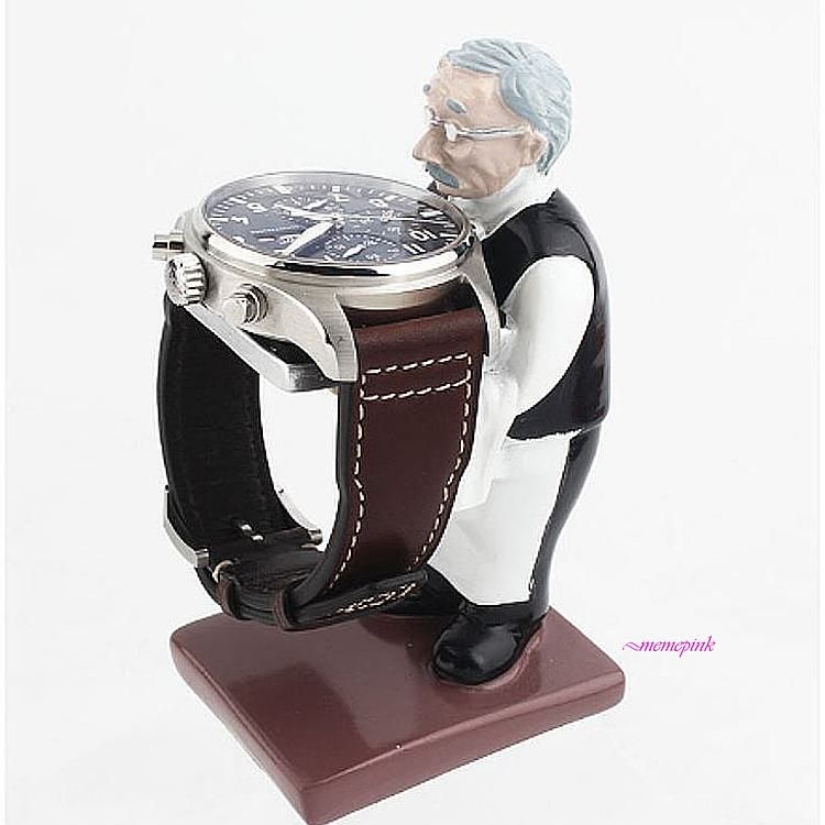 [오늘출발] 손목시계거치대 우주인 스탠드 보관함 포춘독 집사 트레이 장식장 진열장 정리함 시계함uvw410