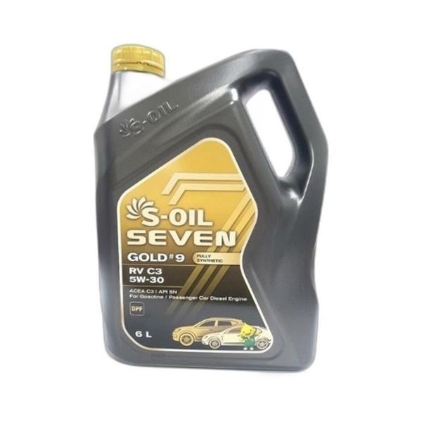 에스오일 엔진 오일 세븐 골드 9 RV C3 5W30 6L 1개