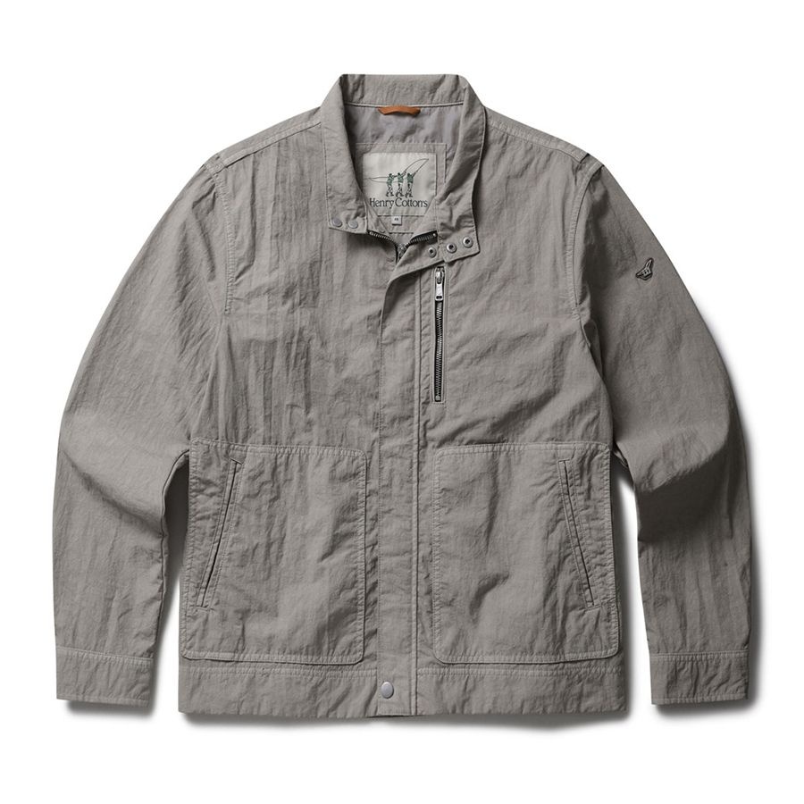 [롯데백화점] 헨리코튼 가먼트다잉 캐러번 점퍼 (AHUAM25311GYL) LE1220846564