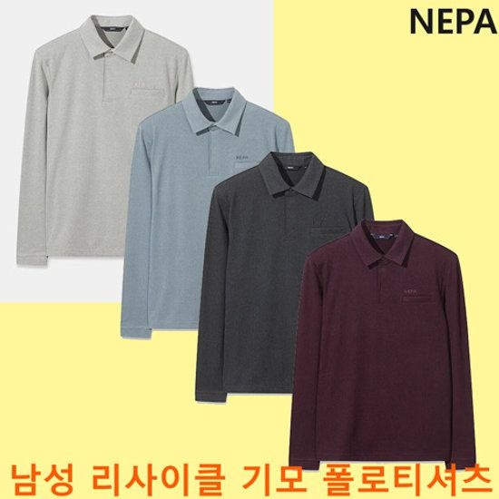 네파 [네파] 남성 리사이클 기모 폴로티셔츠 75216 543097