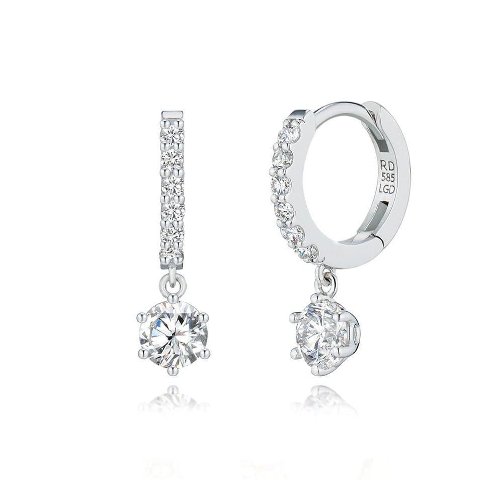 로제도르  드롭렛프롱벨 18K 랩다이아 3부 원터치 귀고리 RSE_2C2500002 골든듀AMC_JS