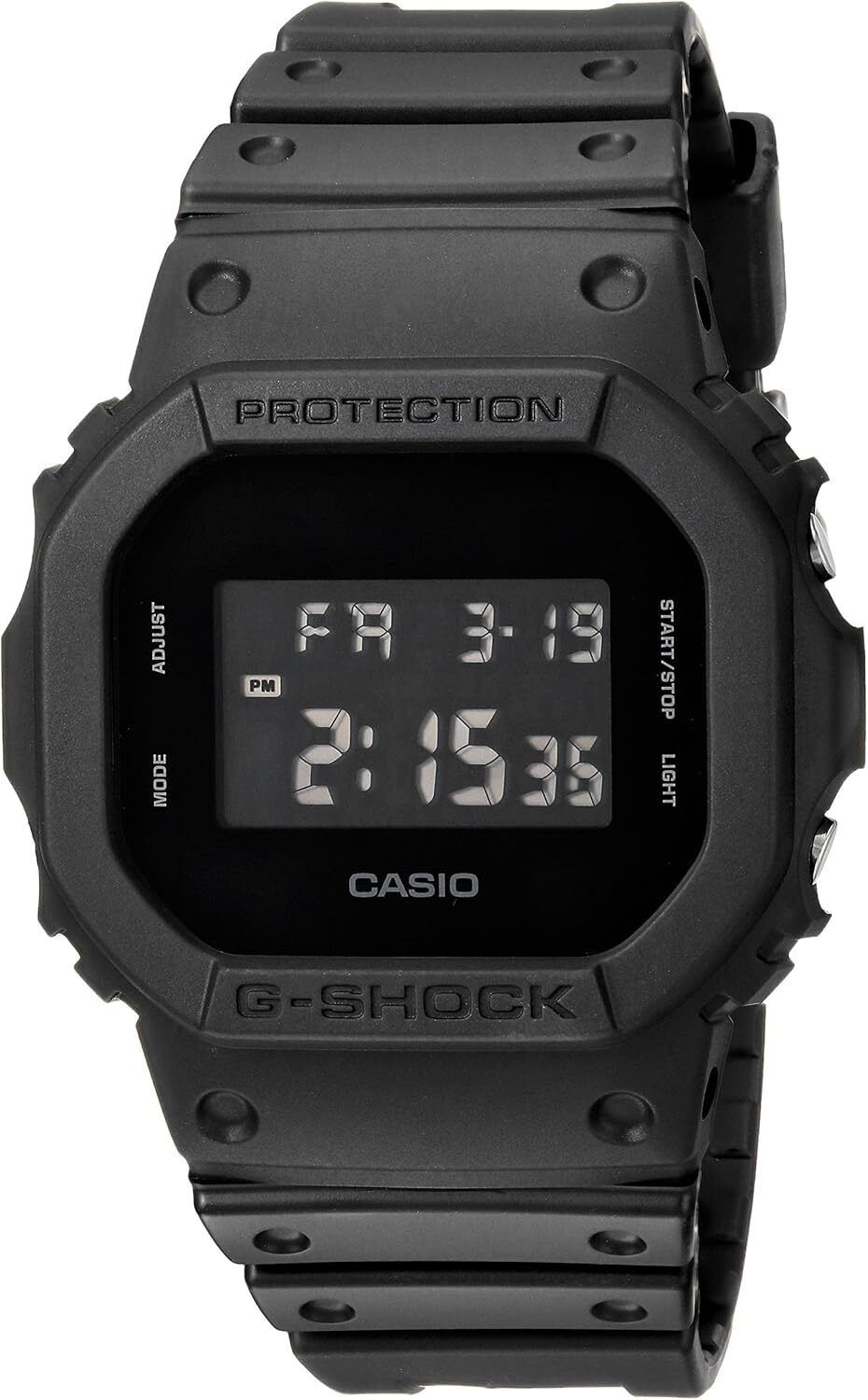 [해외] Casio Mens DW-5600BB-1CR G Shock Digital Display Quartz Black Watch