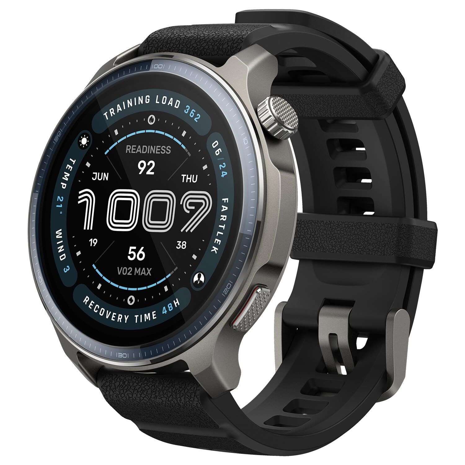Amazfit Balance 2 스마트워치 47mm AMOLED 사파이어 글라스 오프라인 지도 듀얼 밴드 GPS 21일 배터리 170