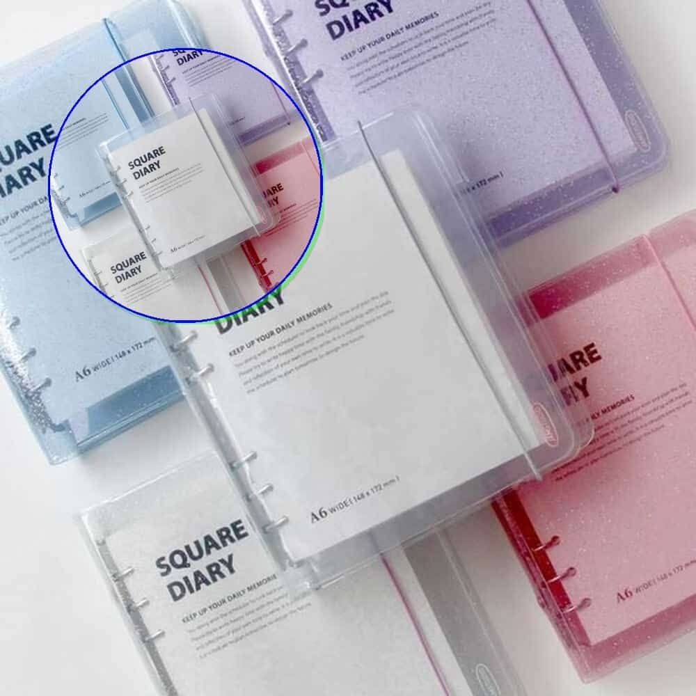 쌍문상회 제작 2021플래너바인더 네임카드 다이어리 하드 커버 밴드 트윙클