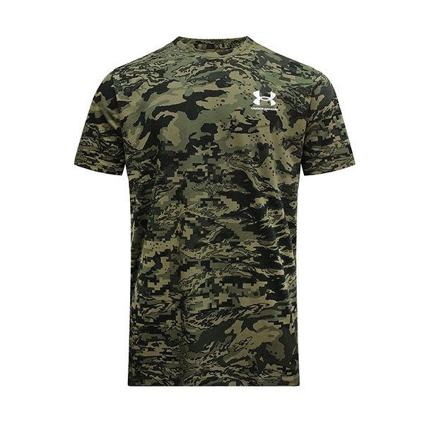 언더아머 [정품] 언더아머 런닝 헬스장 데일리 운동 아웃도어 ABC 카모 반팔티 반팔 티셔츠 블랙 1357727-001