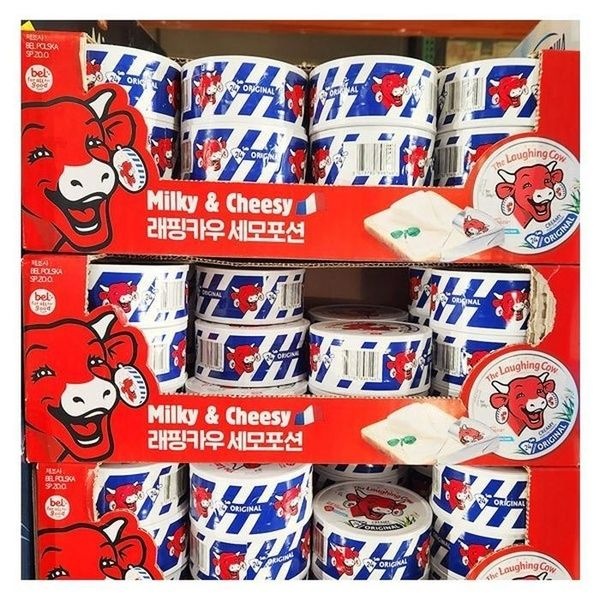THE LAUGHING COW 플레인 포션 치즈 384g a54758